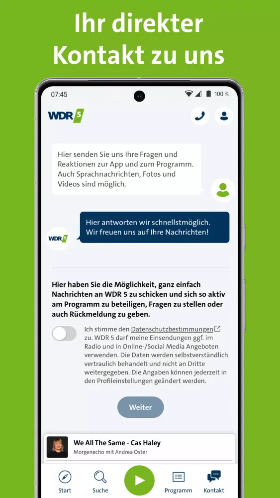 WDR 5 سکرین شاٹس