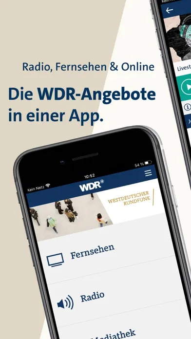 WDR – Radio & Fernsehen应用截图