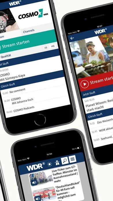 WDR – Radio & Fernsehen应用截图