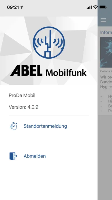 ABEL ProDa Mobil Screenshots