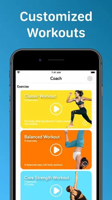 Captures d'écran de 7 Minute High Fitness Work Out