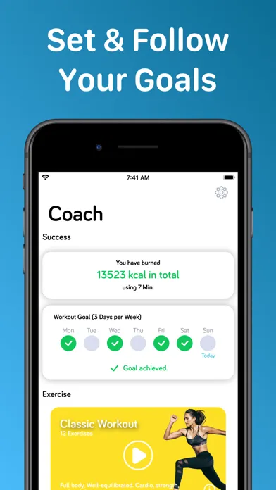 Captures d'écran de 7 Minute High Fitness Work Out