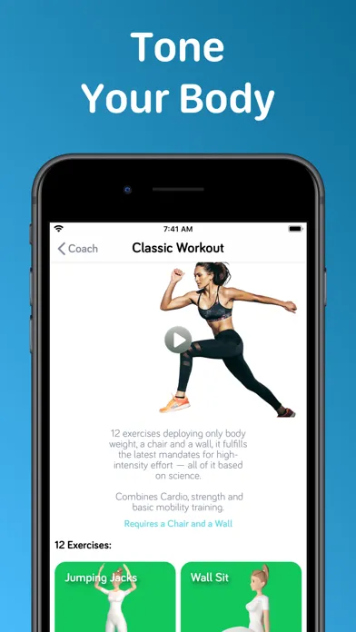 Captures d'écran de 7 Minute High Fitness Work Out
