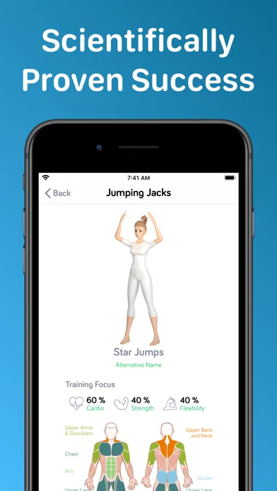 Captures d'écran de 7 Minute High Fitness Work Out