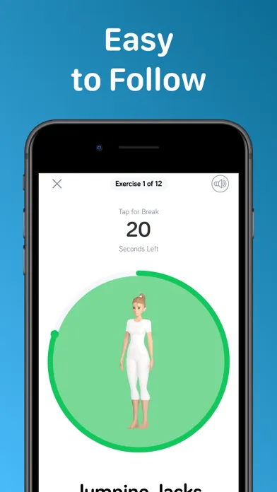 Captures d'écran de 7 Minute High Fitness Work Out