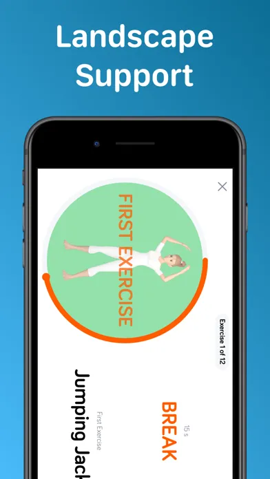 Captures d'écran de 7 Minute High Fitness Work Out