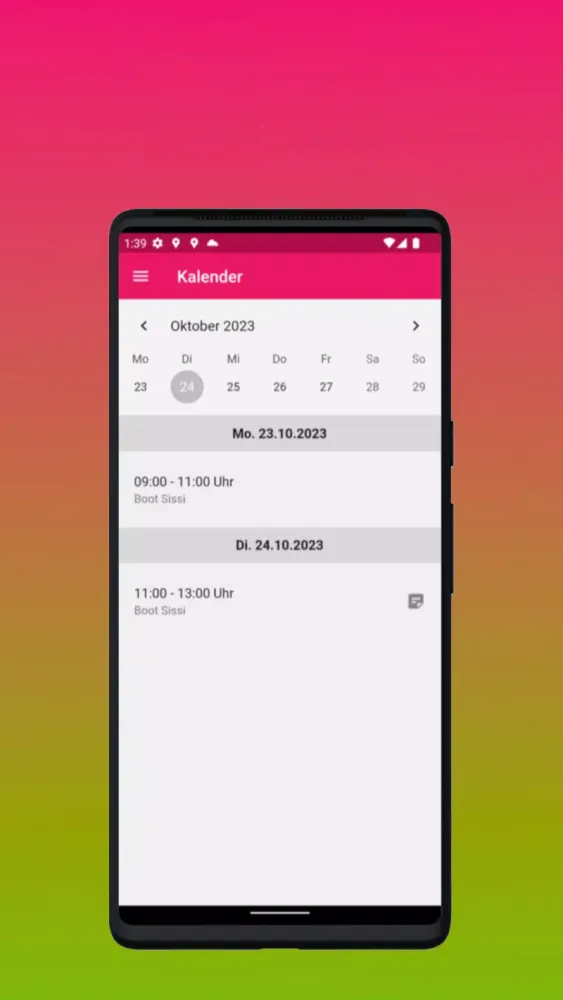 Planer App स्क्रीनशॉट
