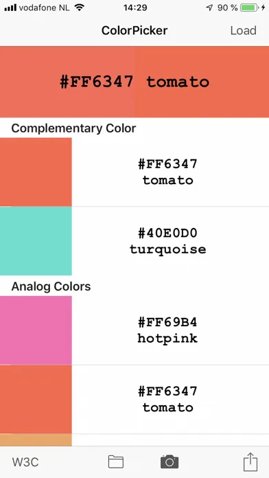 Zrzuty ekranu ColorPicker