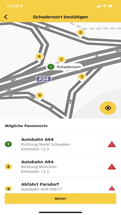 ADAC Pannenhilfe Screenshots