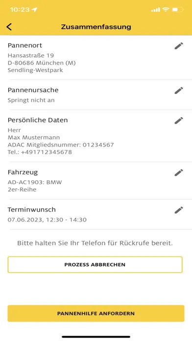 ADAC Pannenhilfe Screenshots