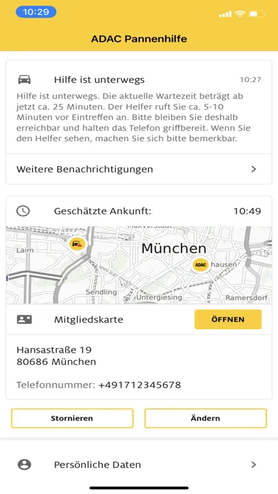 ADAC Pannenhilfe Screenshots