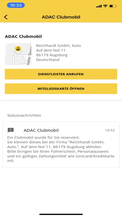 ADAC Pannenhilfe Screenshots