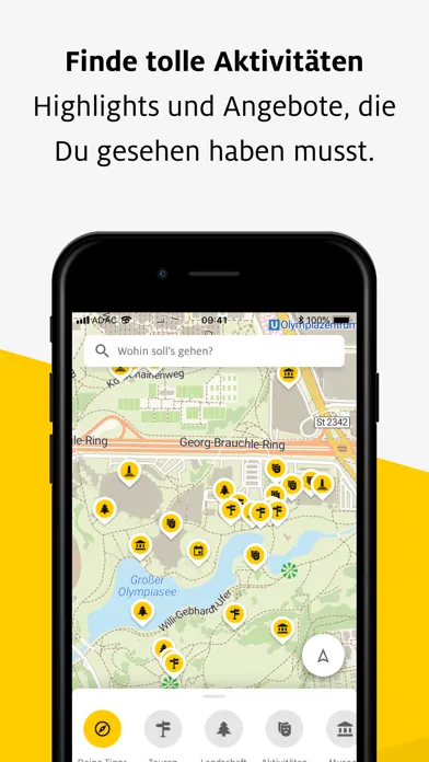 Zrzuty ekranu ADAC Trips: Reiseplaner