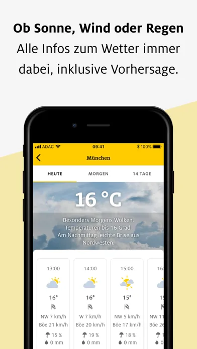 Zrzuty ekranu ADAC Trips: Reiseplaner