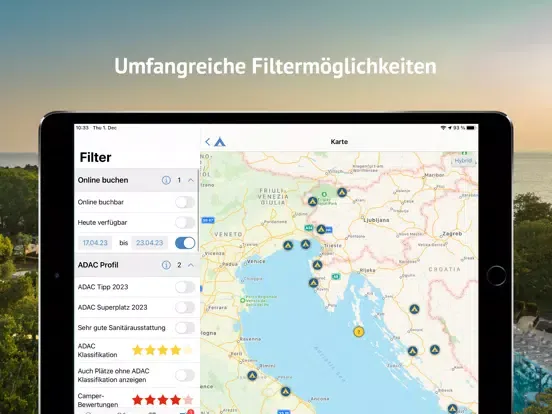 ADAC Camping / Stellplatz 2023 iPad  Ekran Görüntüleri