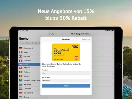 ADAC Camping / Stellplatz 2023 iPad  Ekran Görüntüleri