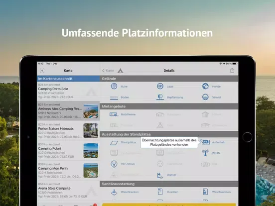 ADAC Camping / Stellplatz 2023 iPad  Ekran Görüntüleri