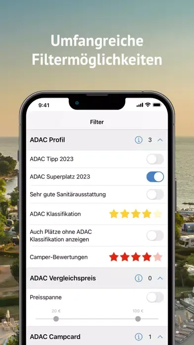 ADAC Camping / Stellplatz 2023 Ekran Görüntüleri