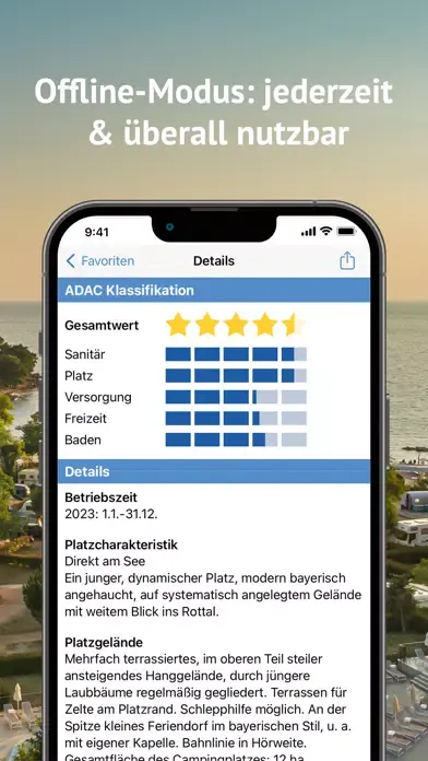 ADAC Camping / Stellplatz 2023 Ekran Görüntüleri