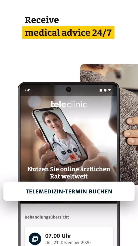 ADAC Medical: E-Health App Screenshots