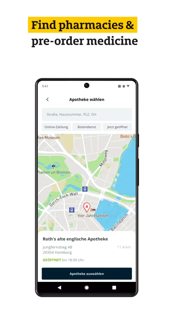 ADAC Medical: E-Health App Screenshots