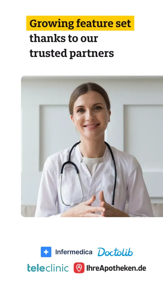 ADAC Medical: E-Health App Screenshots
