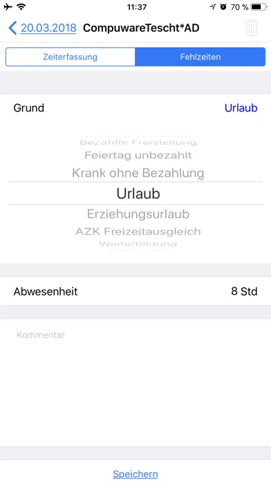 Zrzuty ekranu TimeNet
