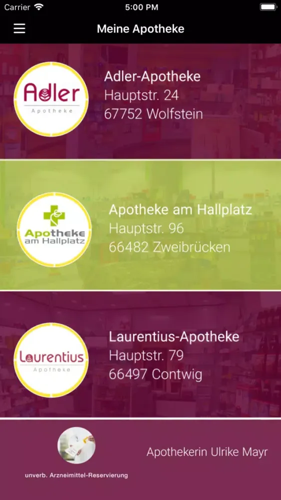 Adler-Apotheke - U. Mayr Screenshots