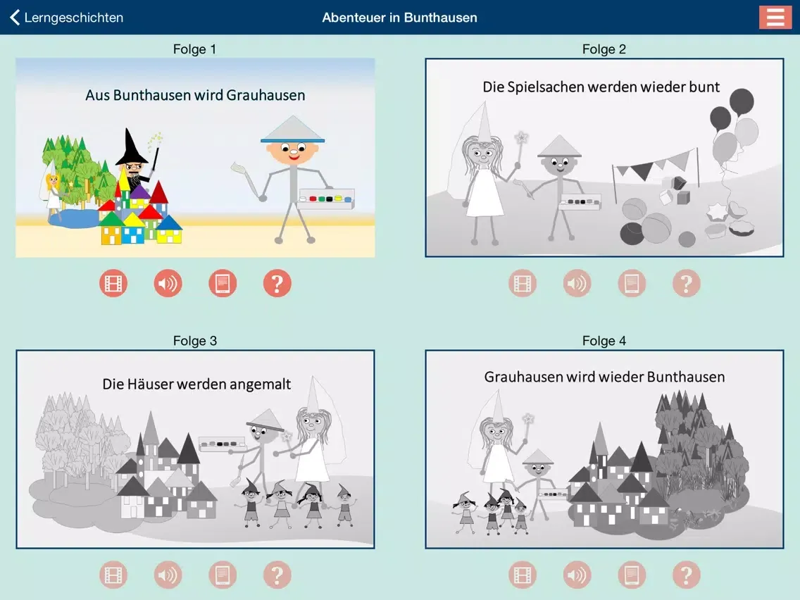 EduMonkey Geschichten Märchen für Kinder iPad  スクリーンショット