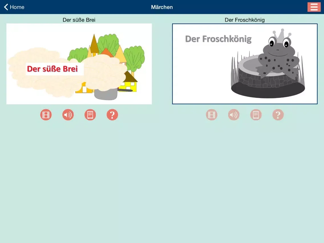 EduMonkey Geschichten Märchen für Kinder iPad  スクリーンショット