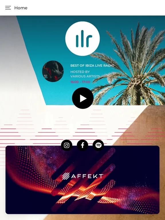 IBIZA LIVE RADIO iPad  سکرین شاٹس