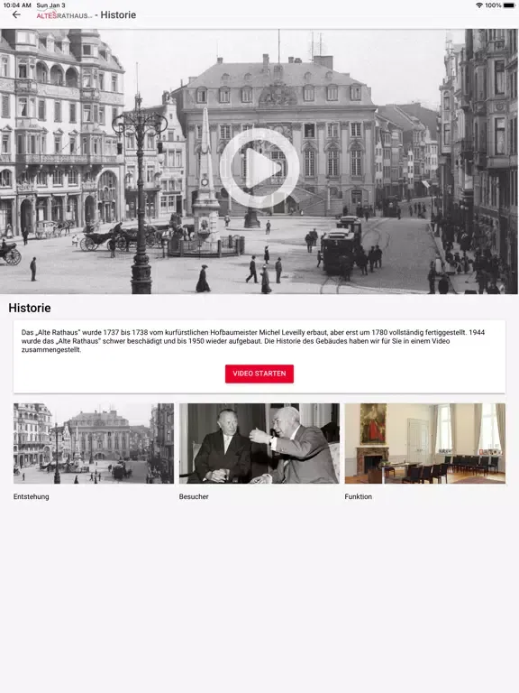 Captures d'écran de Altes Rathaus Bonn iPad 