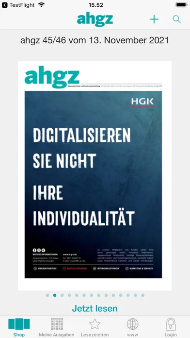 Captures d'écran de AHGZ Zeitungsapp