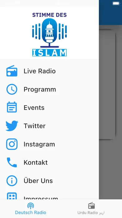 Tangkapan skrin Stimme des Islam