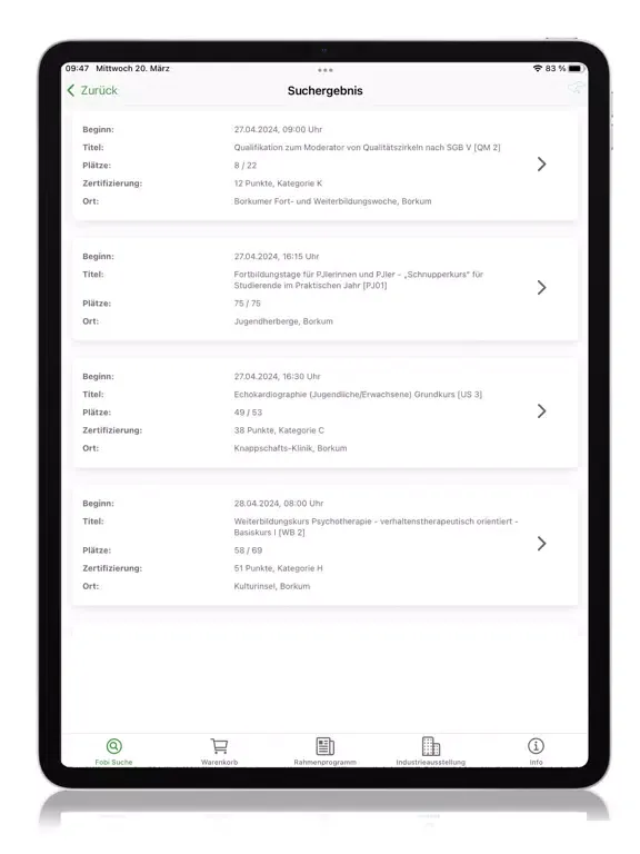 Borkum iPad  Screenshots