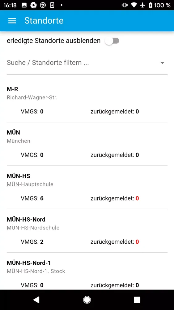 OK.FIS Inventur Screenshots