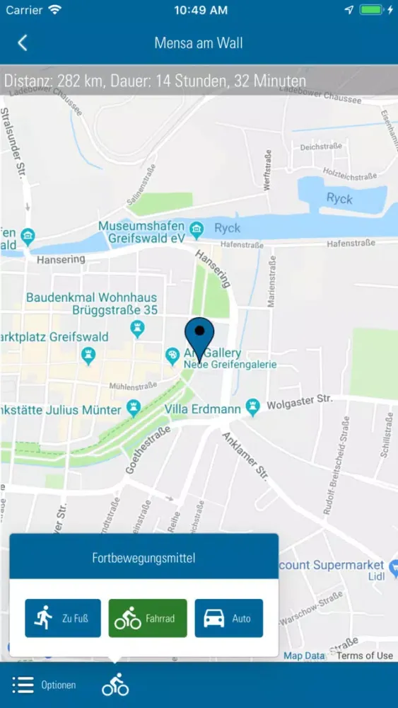 Capturas de pantalla de Universität Greifswald