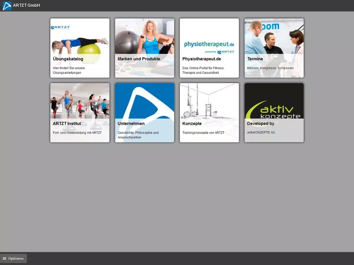 Capturas de pantalla de ARTZT GmbH - Produkte für Sport und Gesundheit iPad 