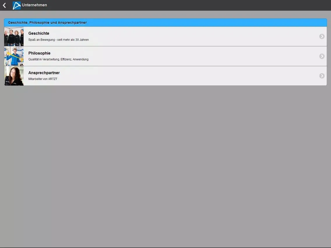 Capturas de pantalla de ARTZT GmbH - Produkte für Sport und Gesundheit iPad 