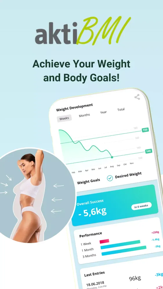BMI Calculator + Weight Loss स्क्रीनशॉट