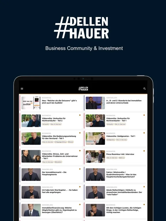 #DELLENHAUER iPad  Screenshots