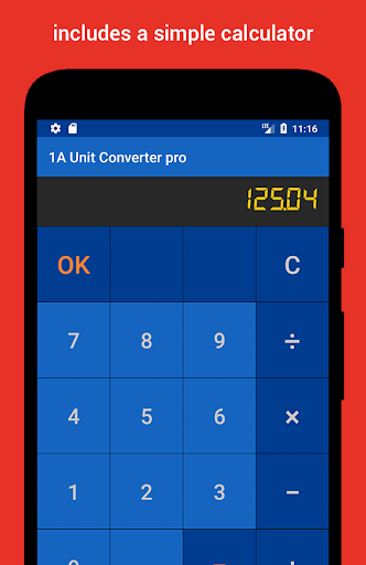 1A Unit Converter pro Screenshots