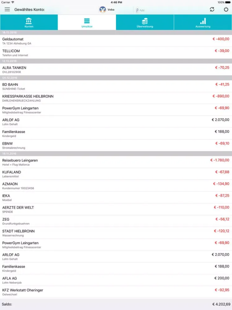 Zrzuty ekranu ALF-BanCo safe iPad 
