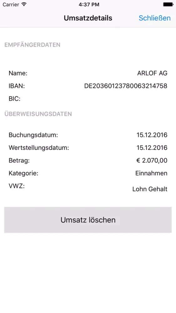 Zrzuty ekranu ALF-BanCo safe