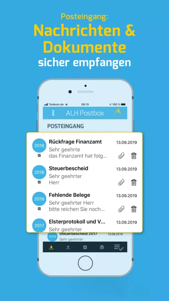 Screenshot di ALH Postbox