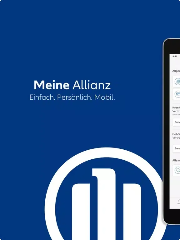 Captures d'écran de Meine Allianz iPad 