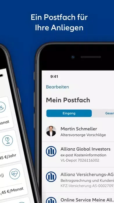 Captures d'écran de Meine Allianz