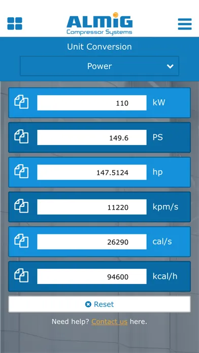 Capturas de pantalla de Compressed Air Calc by ALMiG