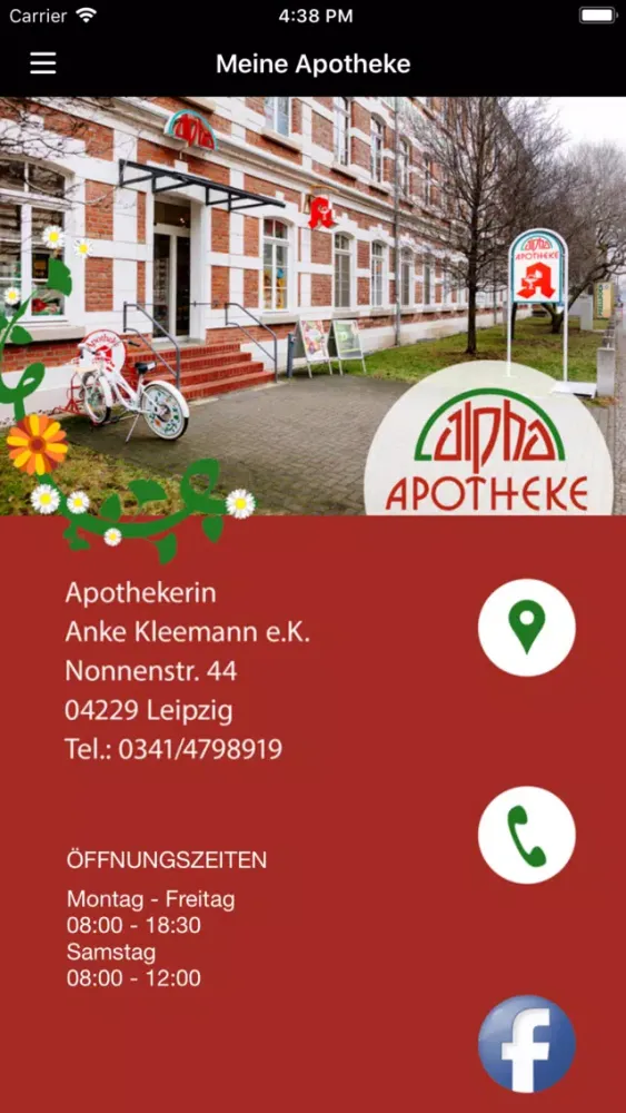 Capturas de pantalla de alpha-Apotheke - A.Kleemann
