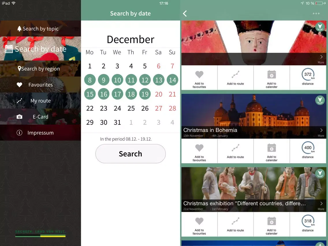 Ảnh chụp màn hình của Christmas Wonderland Saxony iPad 